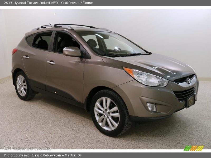 Chai Bronze / Taupe 2013 Hyundai Tucson Limited AWD