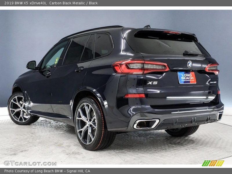 Carbon Black Metallic / Black 2019 BMW X5 xDrive40i