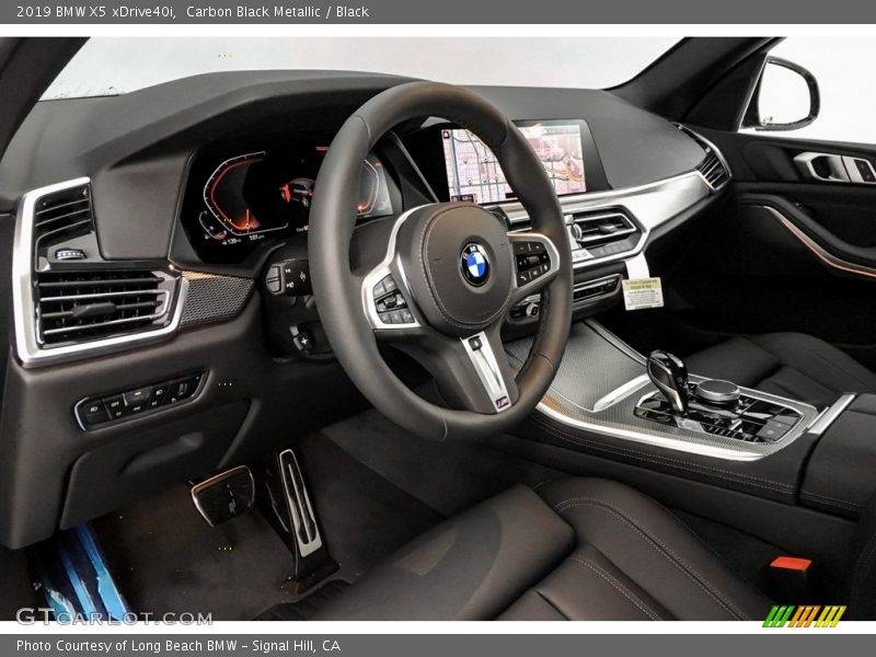 Carbon Black Metallic / Black 2019 BMW X5 xDrive40i