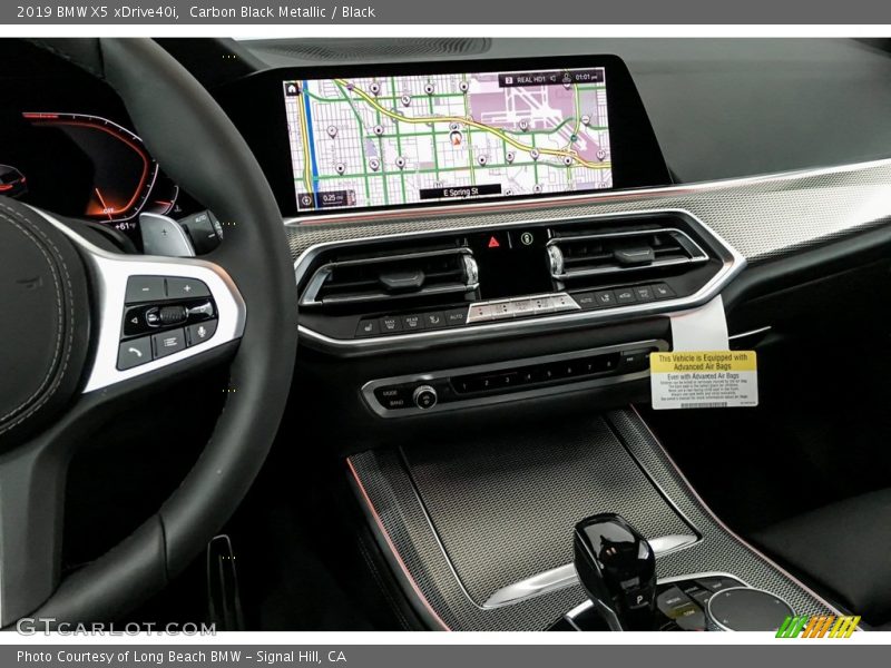 Carbon Black Metallic / Black 2019 BMW X5 xDrive40i