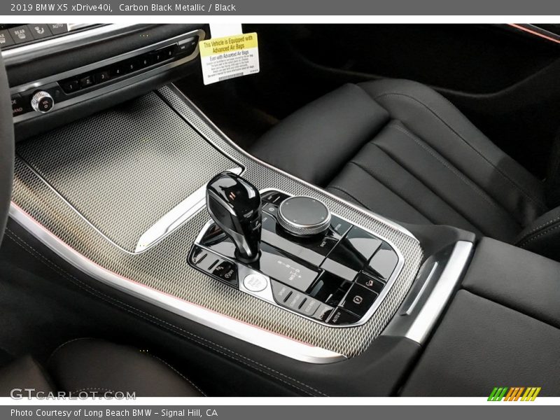 Carbon Black Metallic / Black 2019 BMW X5 xDrive40i