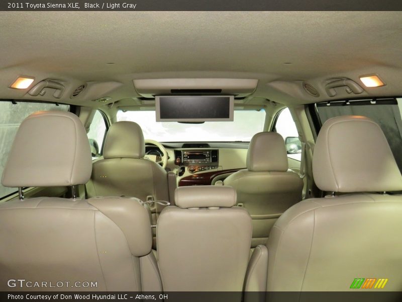 Black / Light Gray 2011 Toyota Sienna XLE