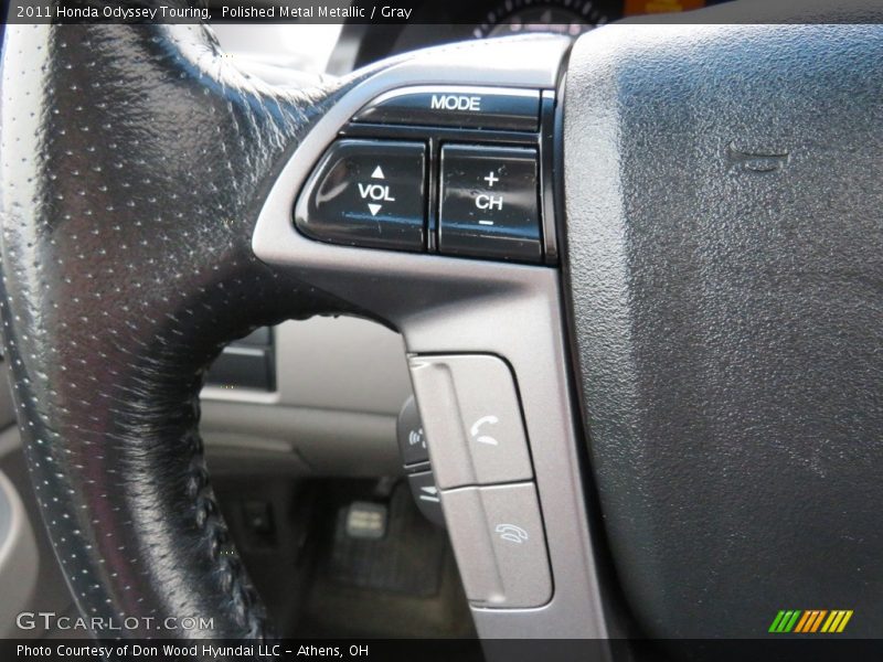 Polished Metal Metallic / Gray 2011 Honda Odyssey Touring