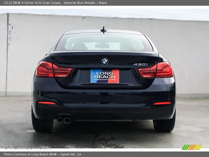 Imperial Blue Metallic / Black 2019 BMW 4 Series 430i Gran Coupe