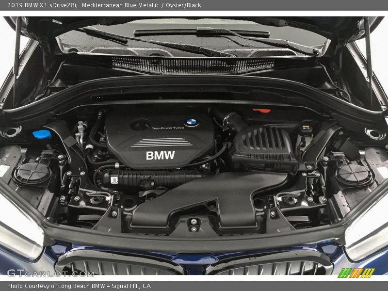 Mediterranean Blue Metallic / Oyster/Black 2019 BMW X1 sDrive28i