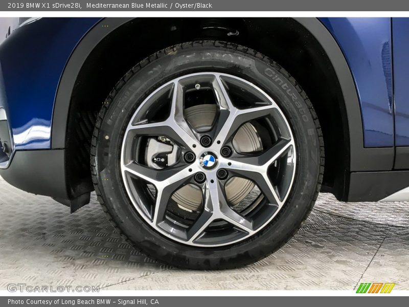 Mediterranean Blue Metallic / Oyster/Black 2019 BMW X1 sDrive28i