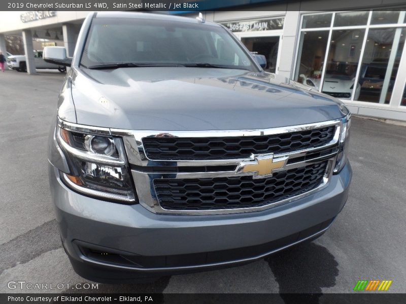 Satin Steel Metallic / Jet Black 2019 Chevrolet Suburban LS 4WD