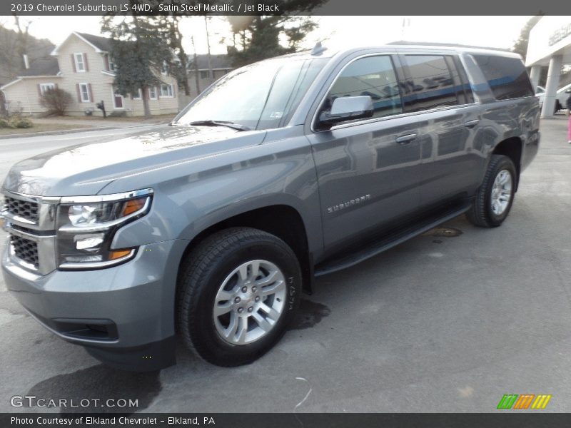 Satin Steel Metallic / Jet Black 2019 Chevrolet Suburban LS 4WD