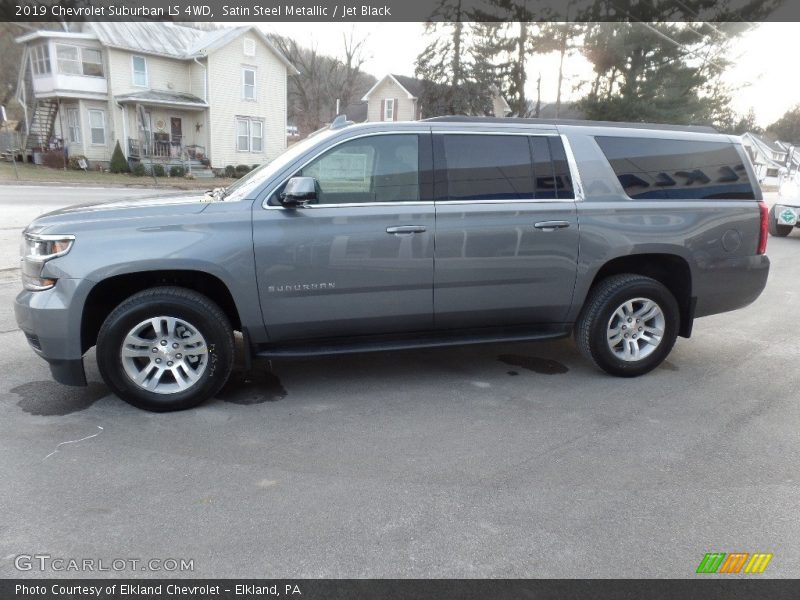 Satin Steel Metallic / Jet Black 2019 Chevrolet Suburban LS 4WD