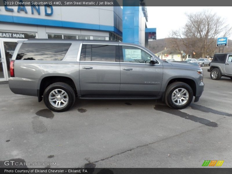 Satin Steel Metallic / Jet Black 2019 Chevrolet Suburban LS 4WD