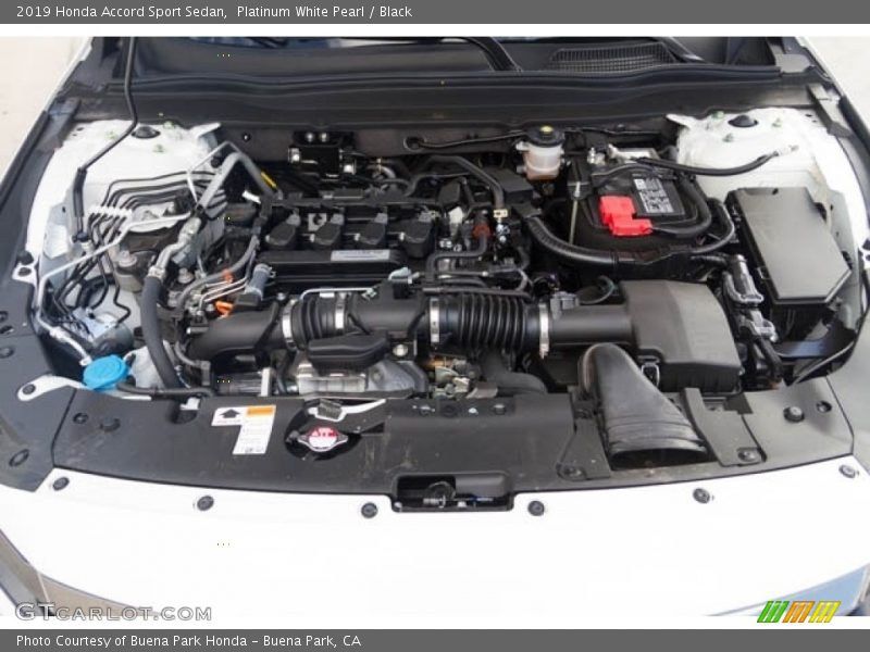  2019 Accord Sport Sedan Engine - 1.5 Liter Turbocharged DOHC 16-Valve VTEC 4 Cylinder