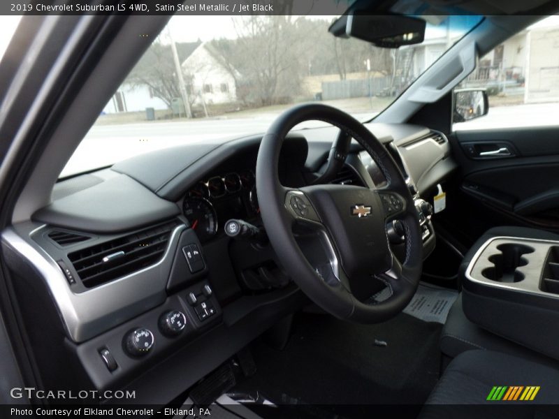 Satin Steel Metallic / Jet Black 2019 Chevrolet Suburban LS 4WD