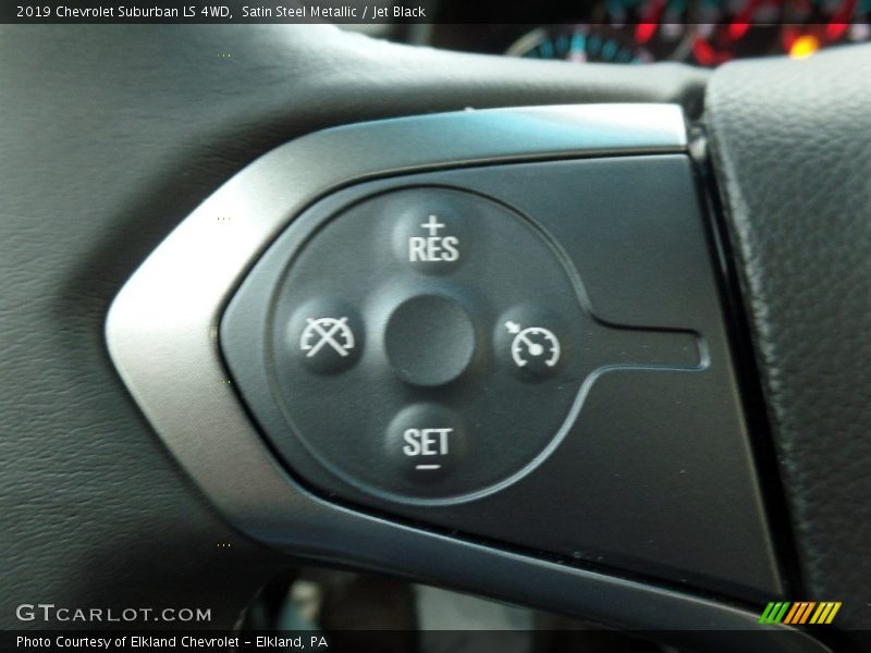 Satin Steel Metallic / Jet Black 2019 Chevrolet Suburban LS 4WD