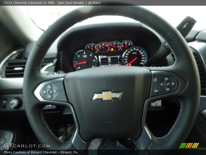 Satin Steel Metallic / Jet Black 2019 Chevrolet Suburban LS 4WD