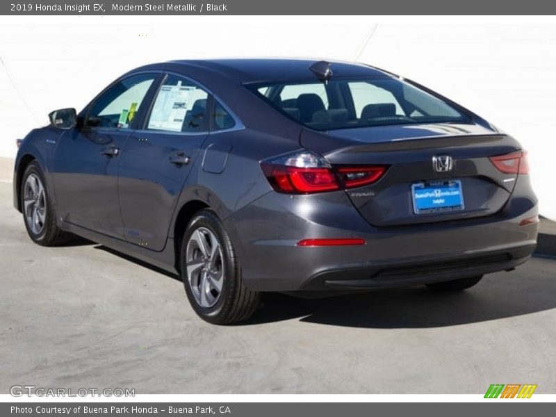 Modern Steel Metallic / Black 2019 Honda Insight EX