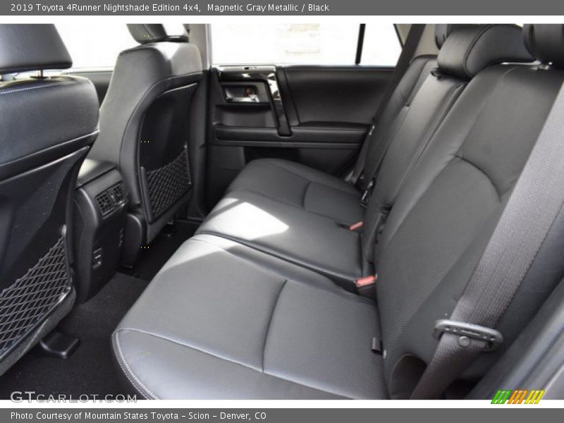 Rear Seat of 2019 4Runner Nightshade Edition 4x4