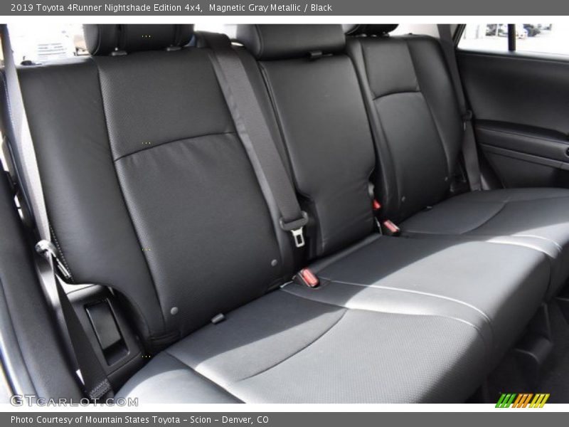 Rear Seat of 2019 4Runner Nightshade Edition 4x4