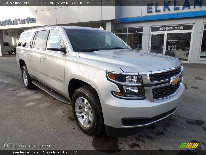 Silver Ice Metallic / Jet Black 2019 Chevrolet Suburban LS 4WD