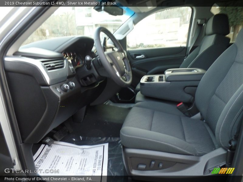 Silver Ice Metallic / Jet Black 2019 Chevrolet Suburban LS 4WD