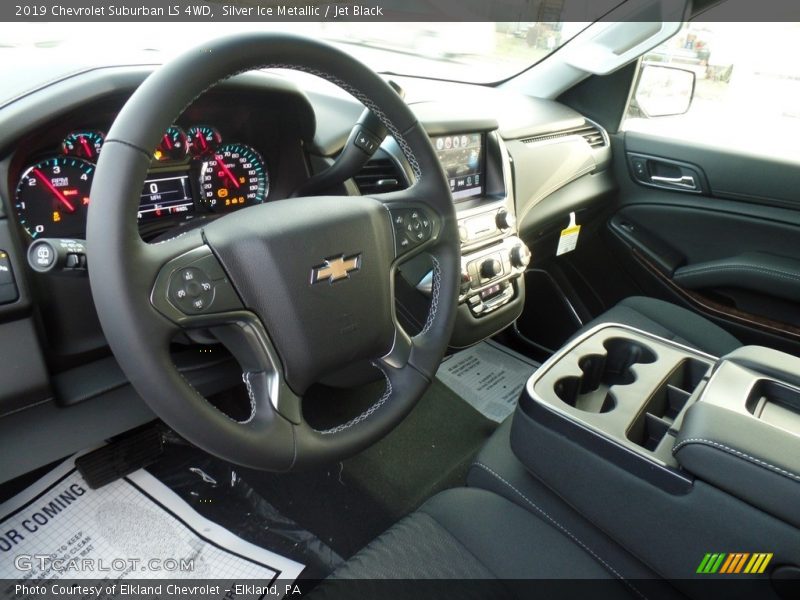 Silver Ice Metallic / Jet Black 2019 Chevrolet Suburban LS 4WD