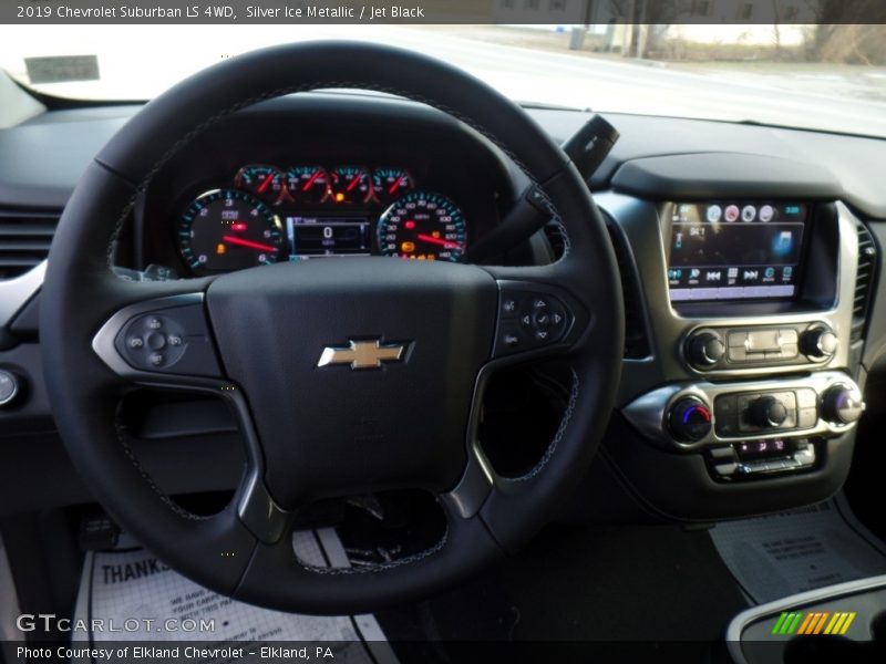 Silver Ice Metallic / Jet Black 2019 Chevrolet Suburban LS 4WD