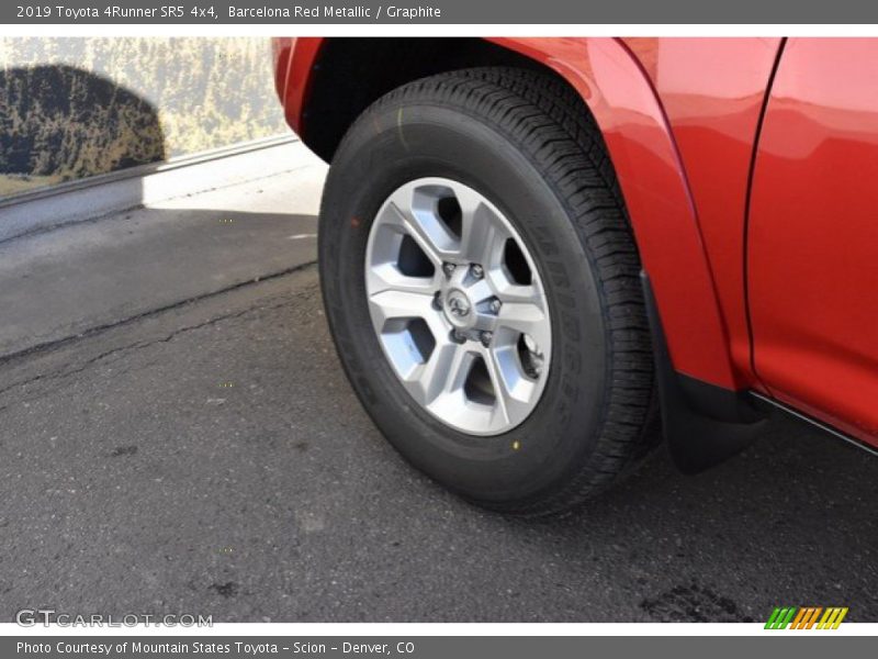 Barcelona Red Metallic / Graphite 2019 Toyota 4Runner SR5 4x4