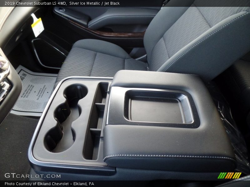 Silver Ice Metallic / Jet Black 2019 Chevrolet Suburban LS 4WD