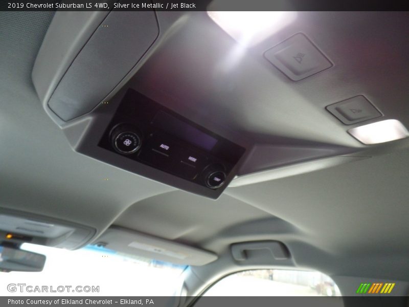 Silver Ice Metallic / Jet Black 2019 Chevrolet Suburban LS 4WD