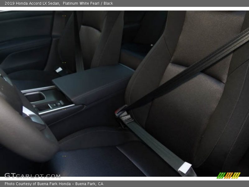 Platinum White Pearl / Black 2019 Honda Accord LX Sedan