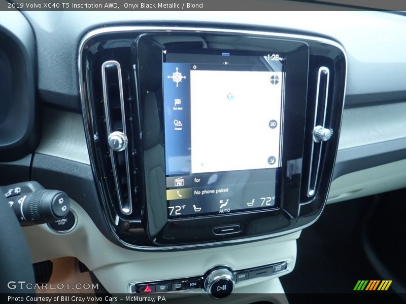 Onyx Black Metallic / Blond 2019 Volvo XC40 T5 Inscription AWD