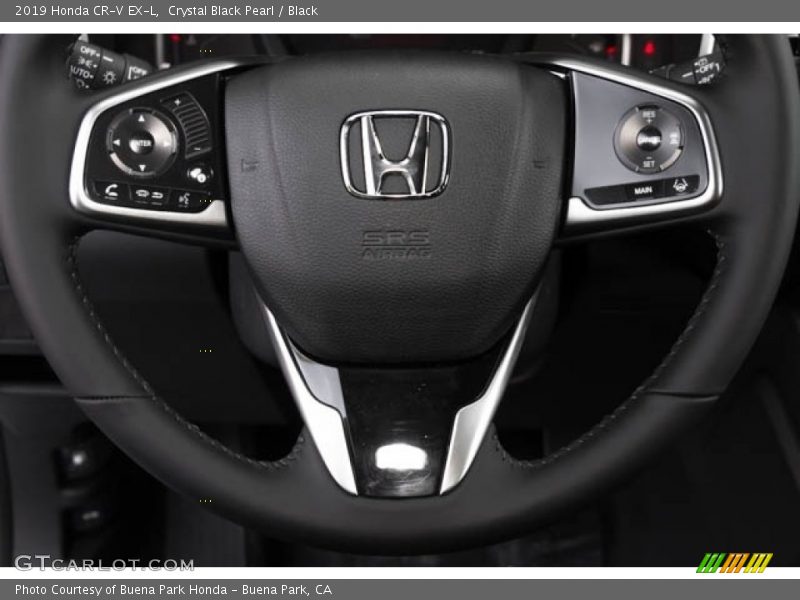 Crystal Black Pearl / Black 2019 Honda CR-V EX-L