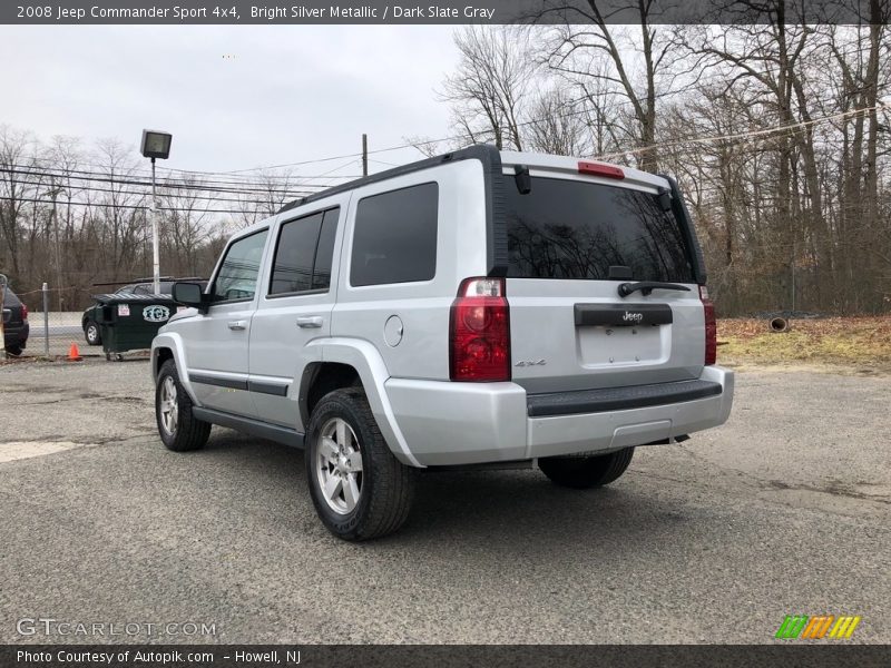 Bright Silver Metallic / Dark Slate Gray 2008 Jeep Commander Sport 4x4