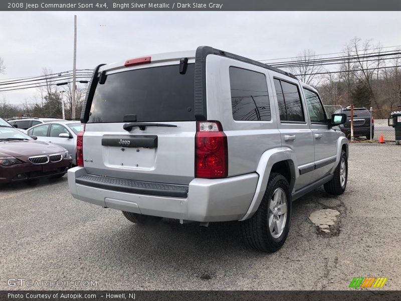 Bright Silver Metallic / Dark Slate Gray 2008 Jeep Commander Sport 4x4