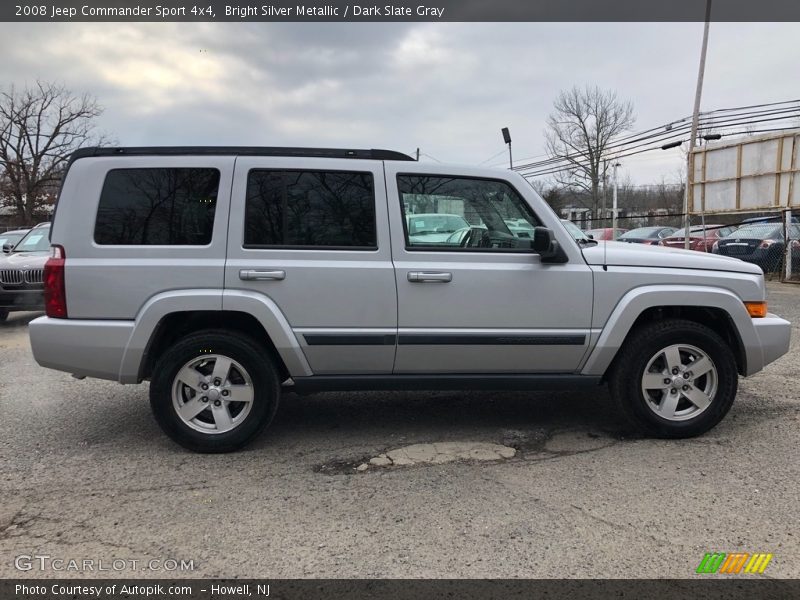 Bright Silver Metallic / Dark Slate Gray 2008 Jeep Commander Sport 4x4