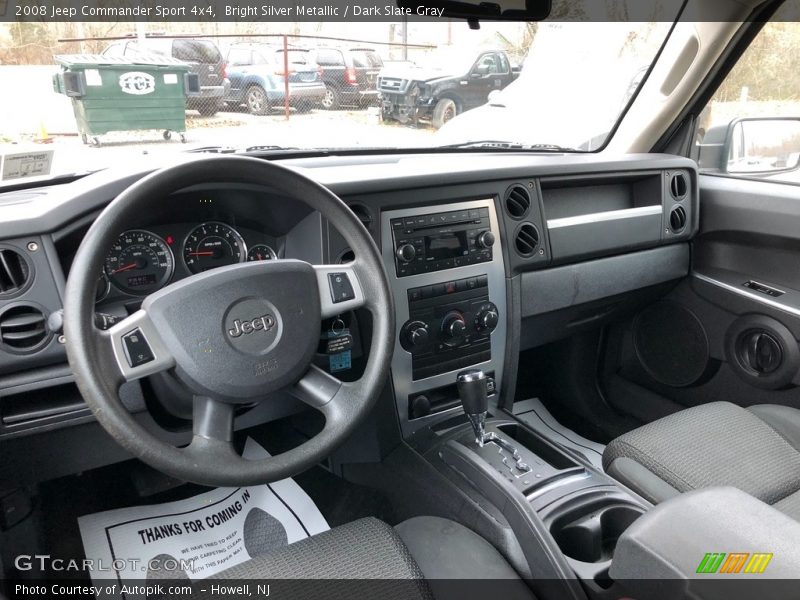 Bright Silver Metallic / Dark Slate Gray 2008 Jeep Commander Sport 4x4