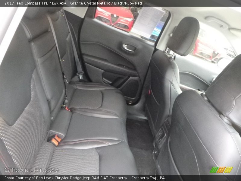 Granite Crystal Metallic / Black/Ruby Red 2017 Jeep Compass Trailhawk 4x4