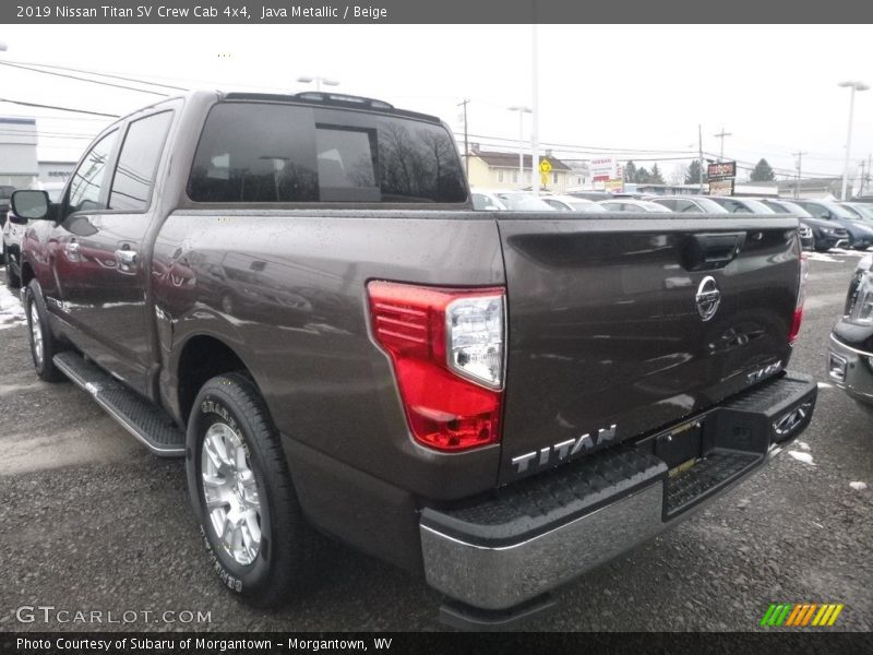 Java Metallic / Beige 2019 Nissan Titan SV Crew Cab 4x4