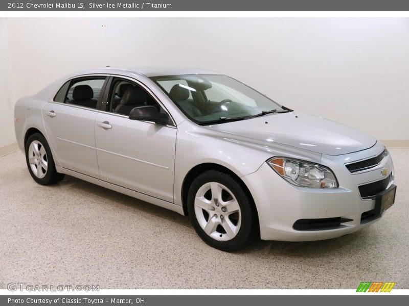 Silver Ice Metallic / Titanium 2012 Chevrolet Malibu LS