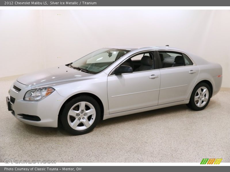 Silver Ice Metallic / Titanium 2012 Chevrolet Malibu LS