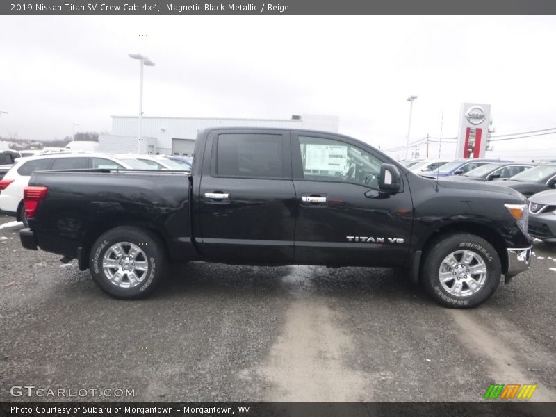 Magnetic Black Metallic / Beige 2019 Nissan Titan SV Crew Cab 4x4