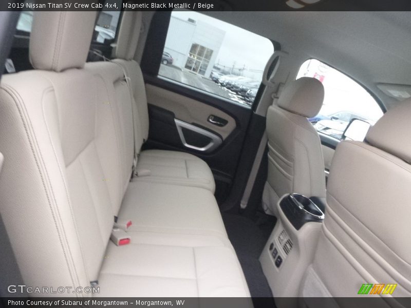 Magnetic Black Metallic / Beige 2019 Nissan Titan SV Crew Cab 4x4