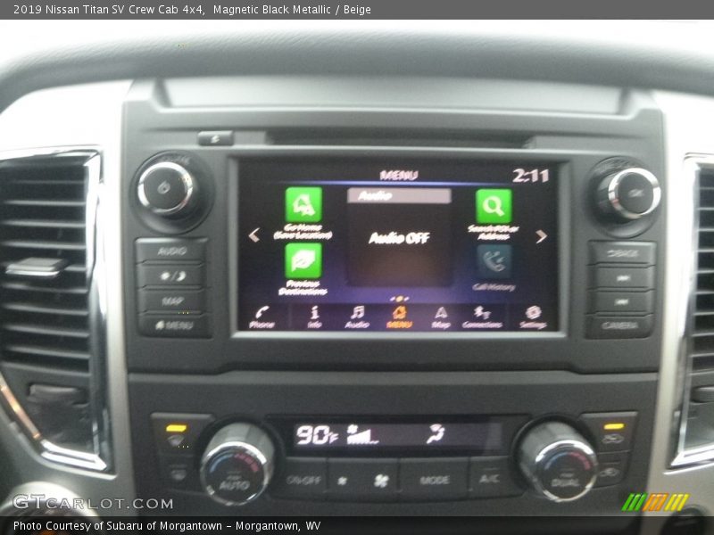 Magnetic Black Metallic / Beige 2019 Nissan Titan SV Crew Cab 4x4