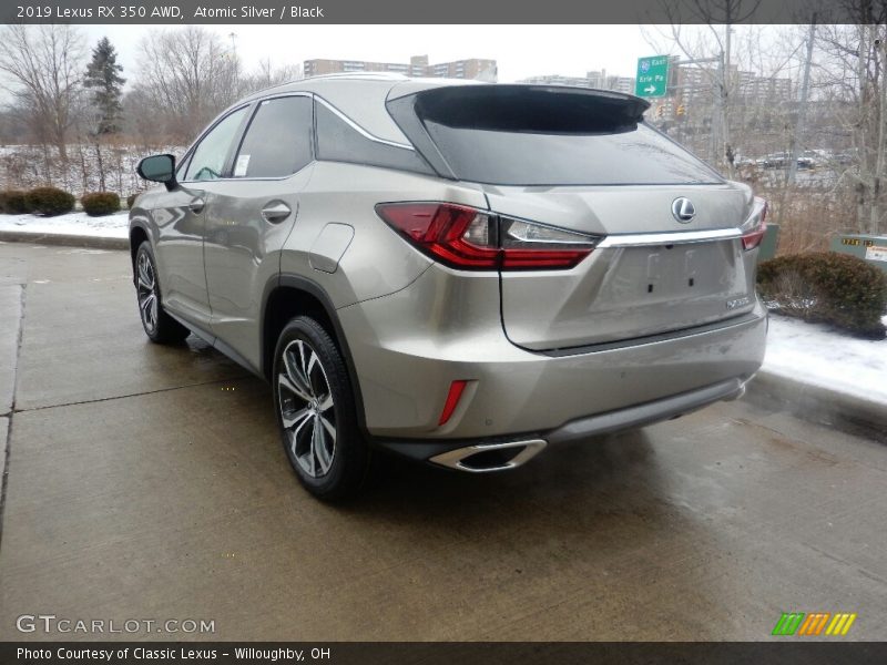 Atomic Silver / Black 2019 Lexus RX 350 AWD