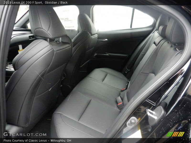 Rear Seat of 2019 UX 200 F Sport