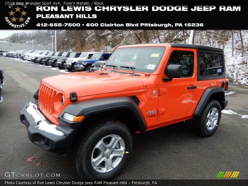 Punk'n Metallic / Black 2019 Jeep Wrangler Sport 4x4