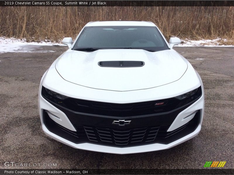 Summit White / Jet Black 2019 Chevrolet Camaro SS Coupe