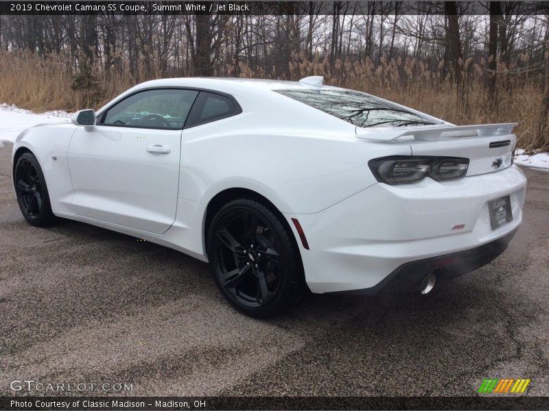 Summit White / Jet Black 2019 Chevrolet Camaro SS Coupe