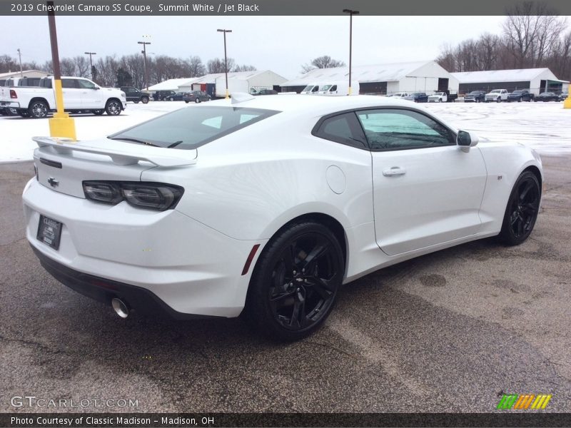 Summit White / Jet Black 2019 Chevrolet Camaro SS Coupe