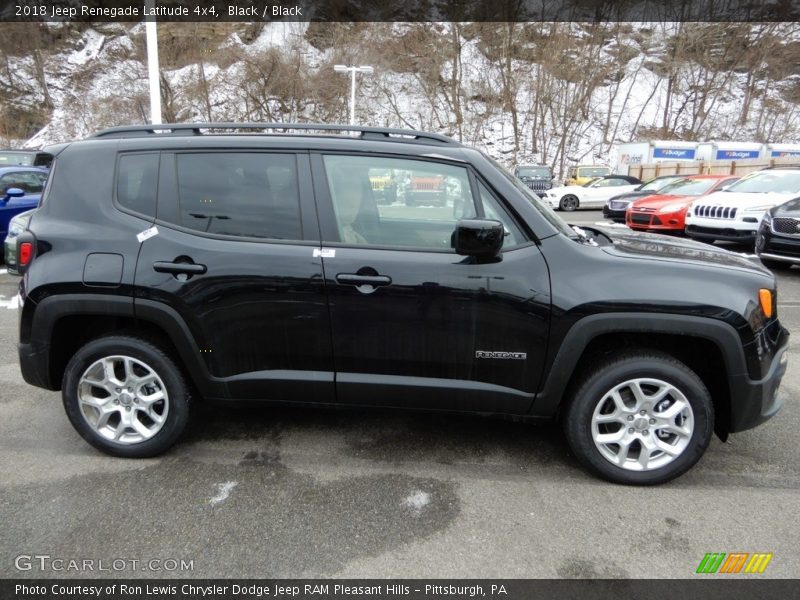 Black / Black 2018 Jeep Renegade Latitude 4x4