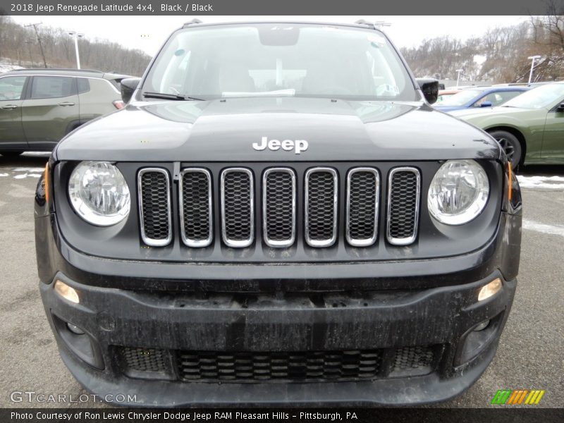 Black / Black 2018 Jeep Renegade Latitude 4x4